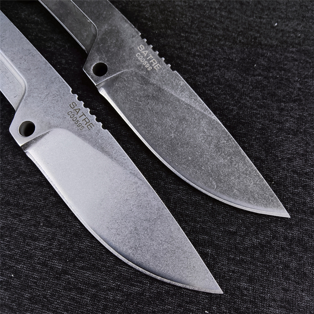SATRE Fixed Blade EDC Knife D2 - مراجعة Bushcraft Knife Fixed وسعره